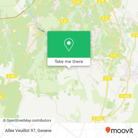 Allée Veuillot 97 map