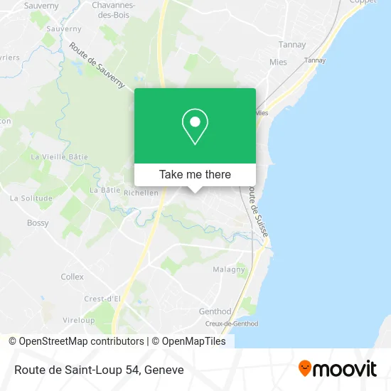 Route de Saint-Loup 54 map