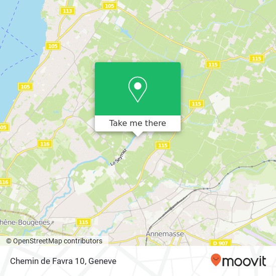 Chemin de Favra 10 map