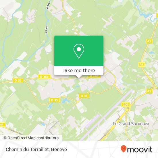 Chemin du Terraillet map