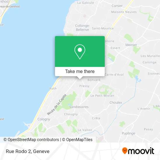 Rue Rodo 2 map