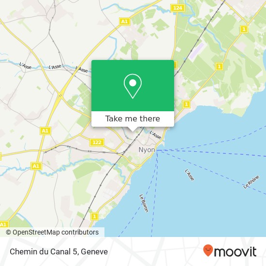 Chemin du Canal 5 map