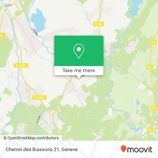 Chemin des Buissons 21 map