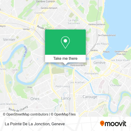 La Pointe De La Jonction map