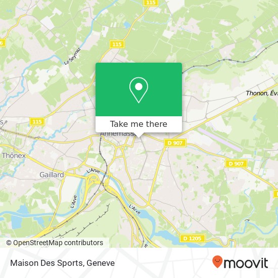 Maison Des Sports map