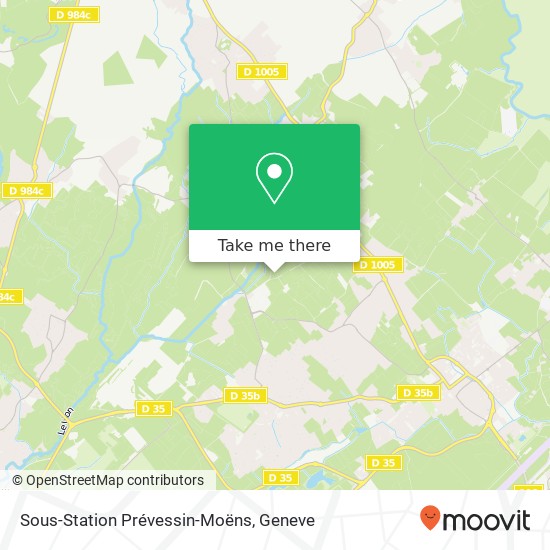 Sous-Station Prévessin-Moëns map