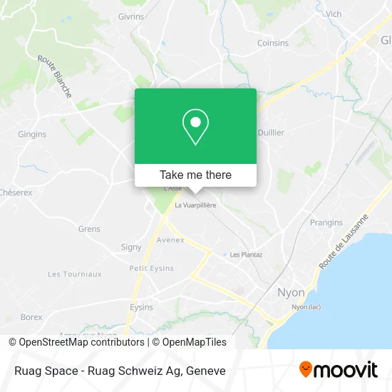 Ruag Space - Ruag Schweiz Ag map