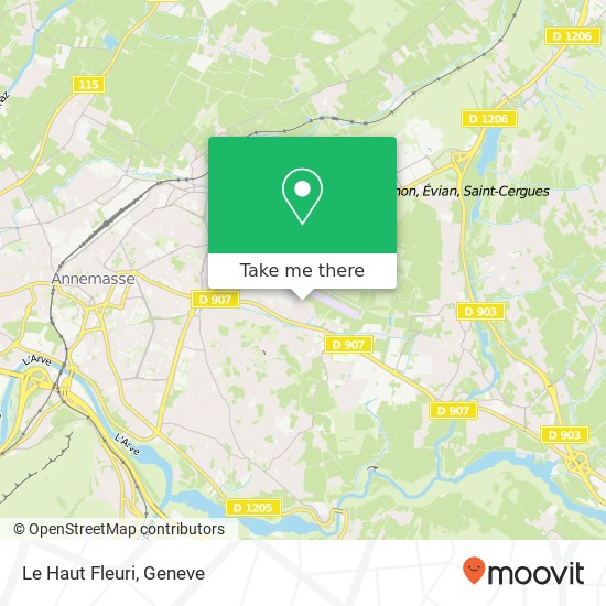 Le Haut Fleuri map