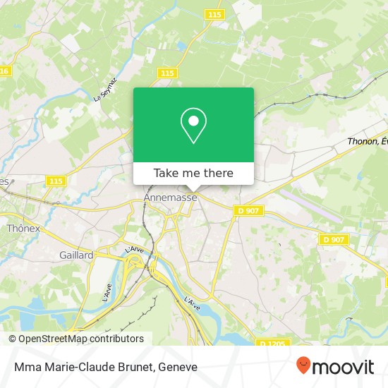 Mma Marie-Claude Brunet map