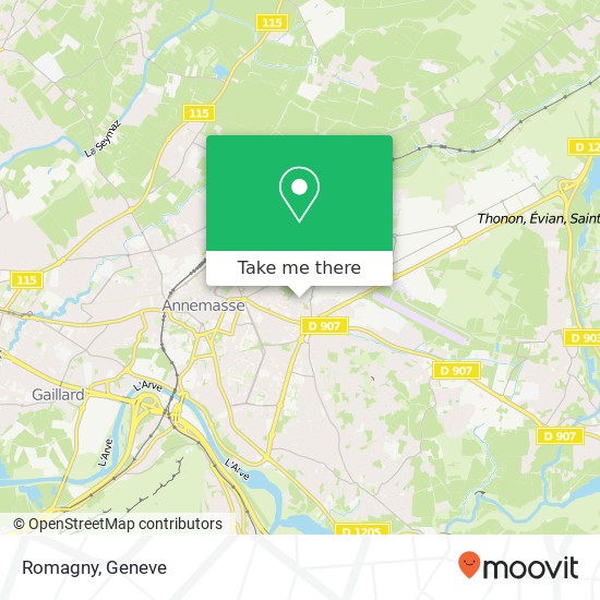 Romagny map