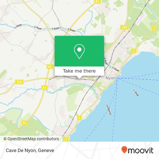 Cave De Nyon map