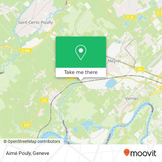 Aimé Pouly map