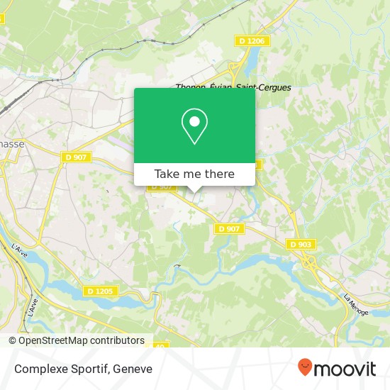 Complexe Sportif map