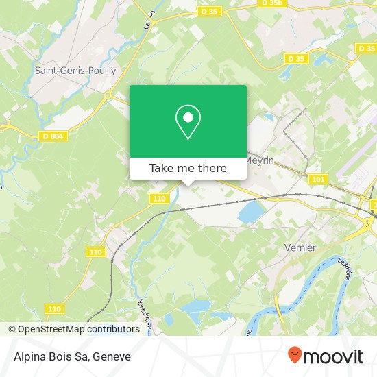 Alpina Bois Sa map