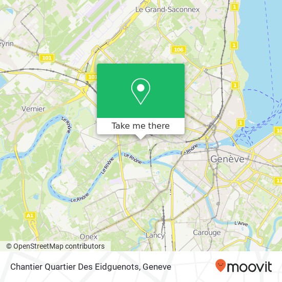 Chantier Quartier Des Eidguenots Karte