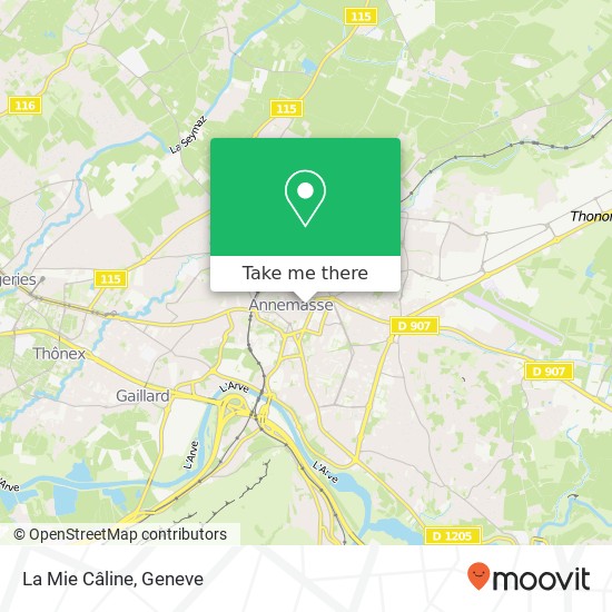 La Mie Câline map