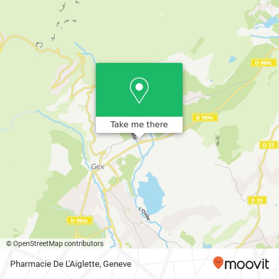 Pharmacie De L'Aiglette Karte