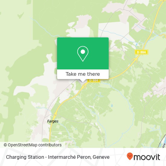 Charging Station - Intermarché Peron map
