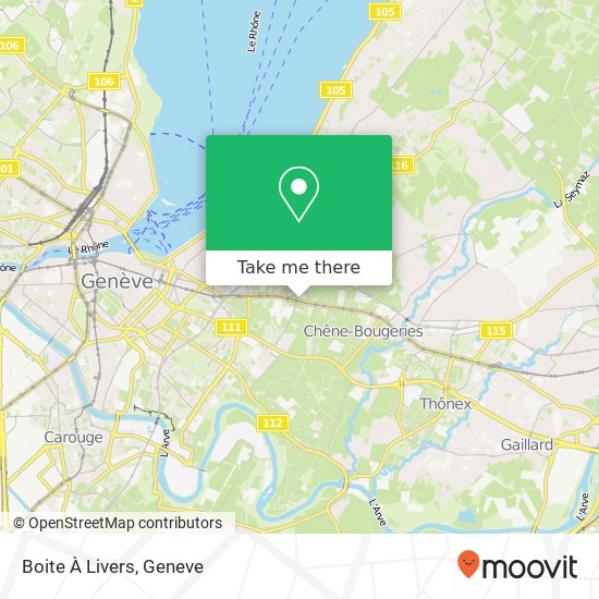Boite À Livers map
