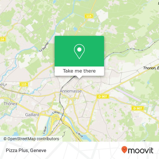 Pizza Plus map
