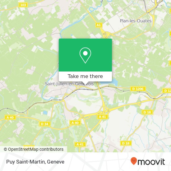 Puy Saint-Martin Karte