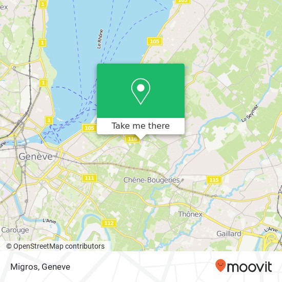 Migros map