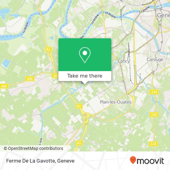 Ferme De La Gavotte map