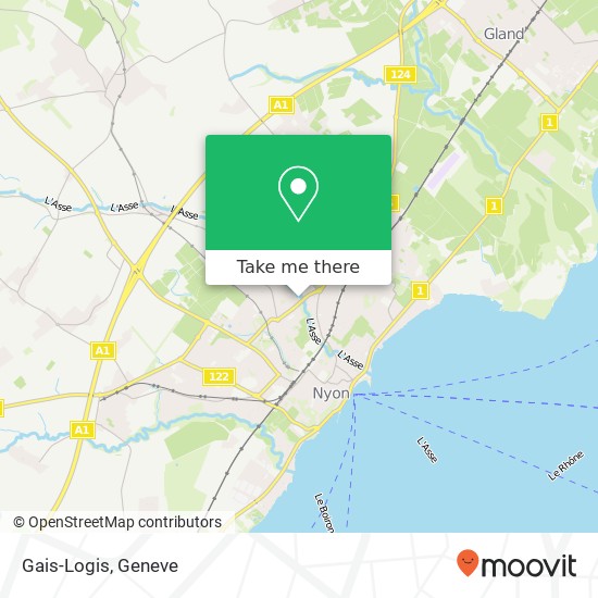 Gais-Logis map