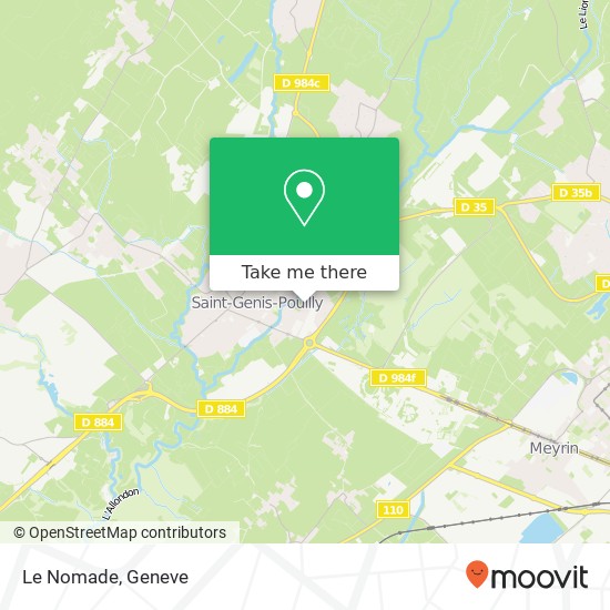 Le Nomade map