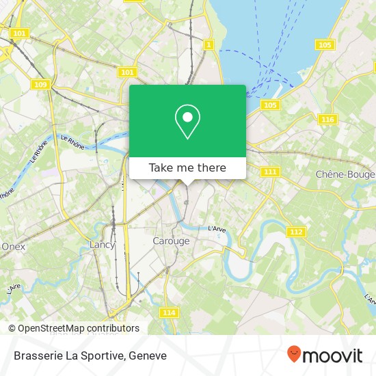 Brasserie La Sportive map