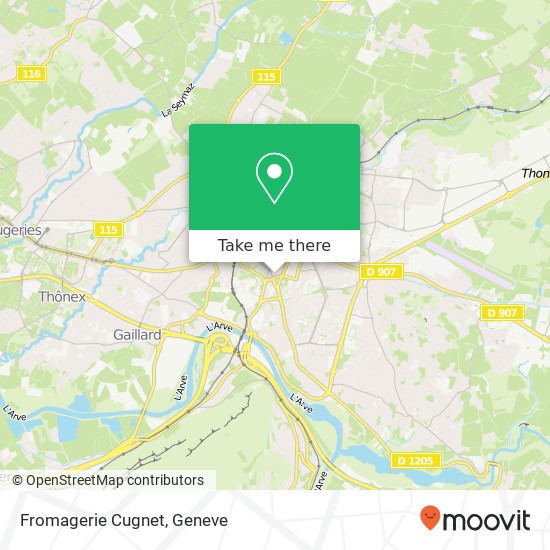 Fromagerie Cugnet map