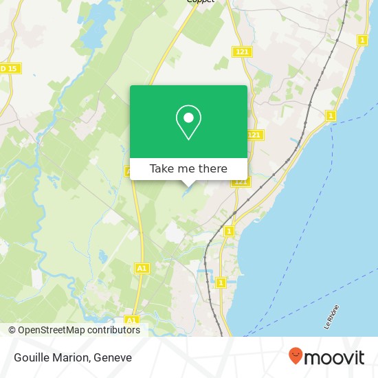 Gouille Marion map