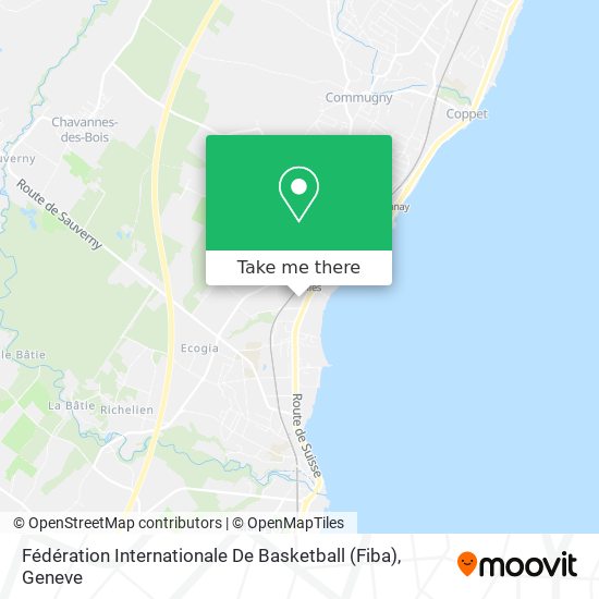 Fédération Internationale De Basketball (Fiba) map