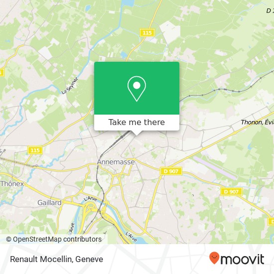 Renault Mocellin map