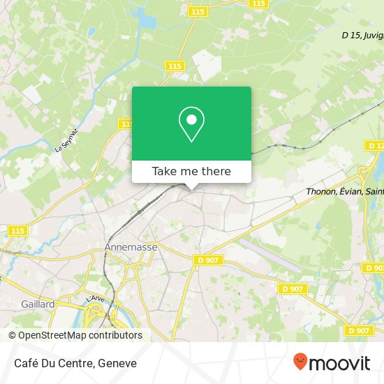 Café Du Centre map