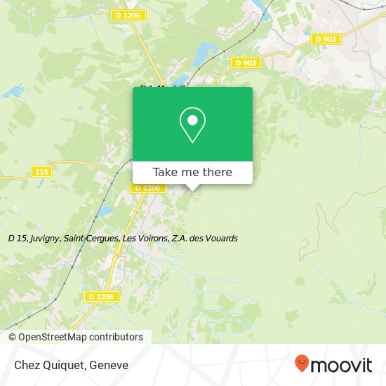 Chez Quiquet map