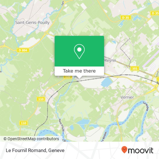 Le Fournil Romand map