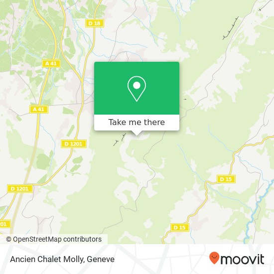 Ancien Chalet Molly map