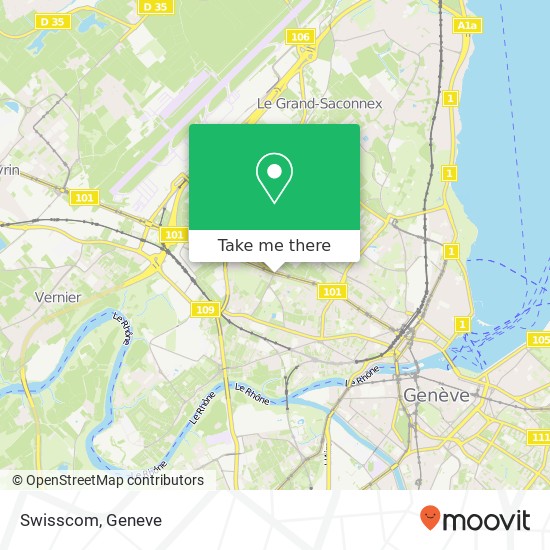 Swisscom map