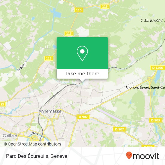 Parc Des Écureuils map