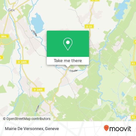 Mairie De Versonnex map