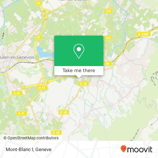 Mont-Blanc I map