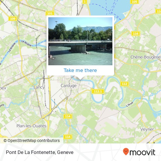 Pont De La Fontenette map