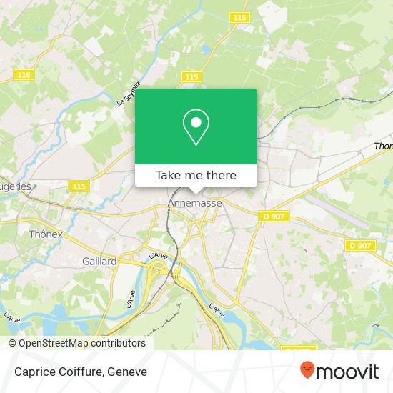 Caprice Coiffure map
