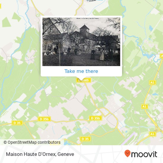 Maison Haute D'Ornex map