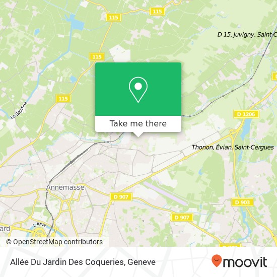 Allée Du Jardin Des Coqueries map