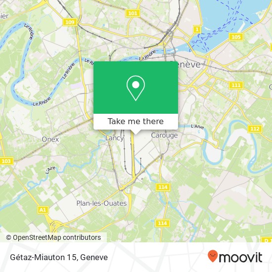 Gétaz-Miauton 15 map