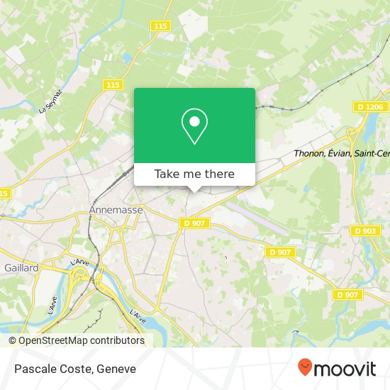 Pascale Coste map