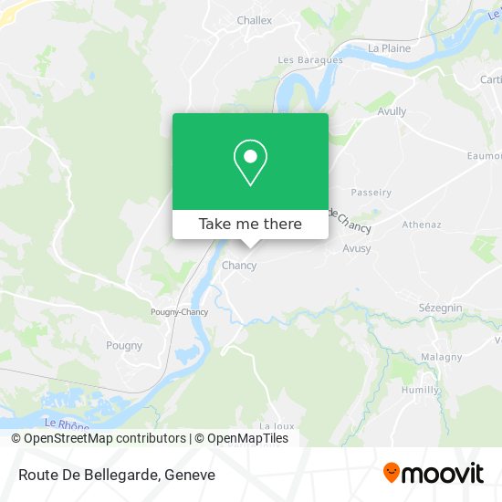 Route De Bellegarde Karte