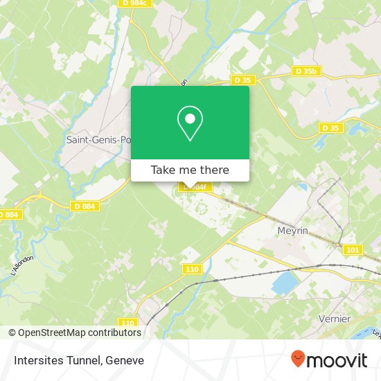 Intersites Tunnel Karte